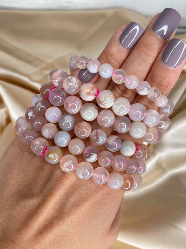 Flower Agate Bracelet