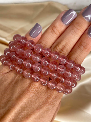 Strawberry Quartz Bracelet