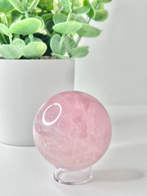 Purple Rose Quartz Sphere