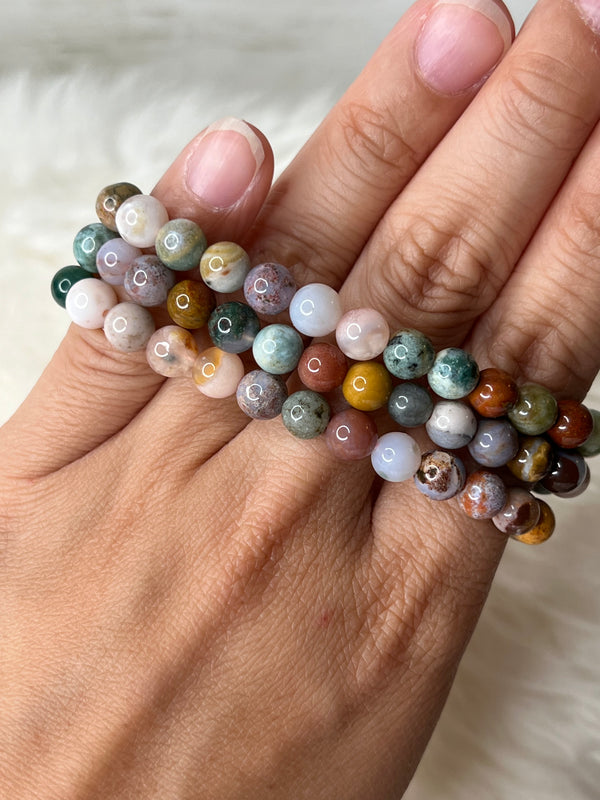 Colorful Ocean Jasper Bracelet