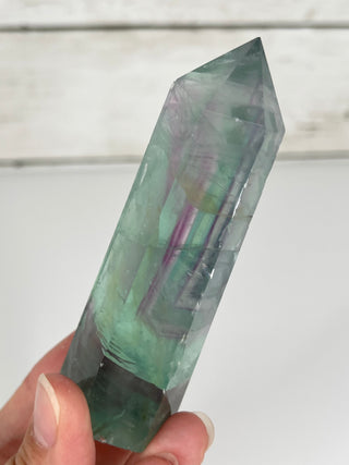 Rainbow Fluorite Point