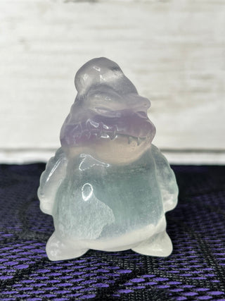 Lavender Fluorite Oogie Boogie Carving