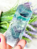 Rainbow Fluorite Point