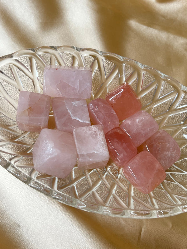 Rose Quartz Cube