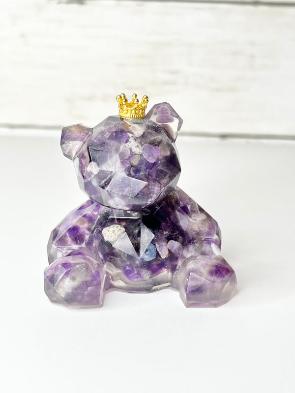 Crystal Chip Bear Carving