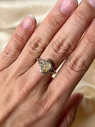 Golden Rutile Ring