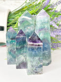 Rainbow Fluorite Point