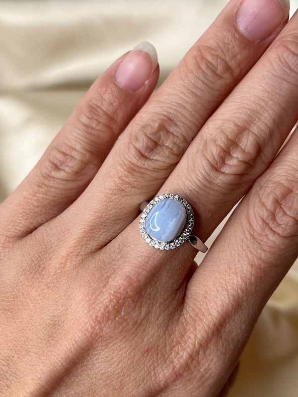 Blue Lace Ring