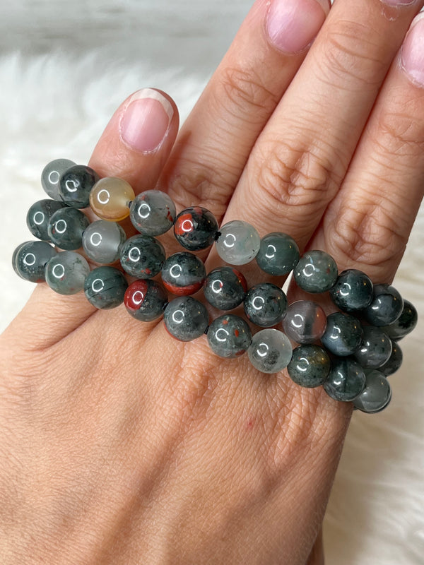 African Bloodstone Bracelet