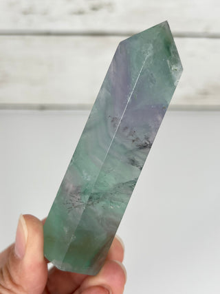 Rainbow Fluorite Point