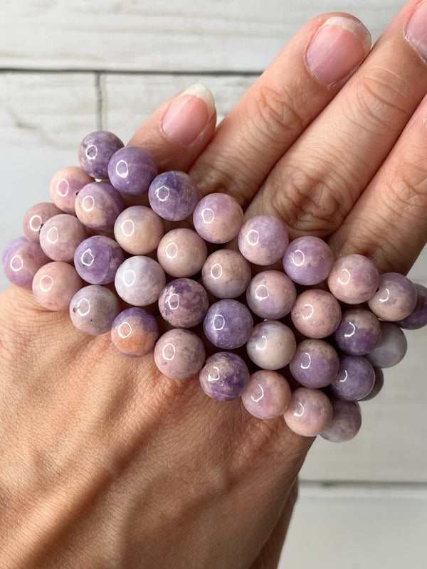 Pink Lepidolite Bracelet