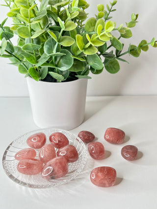 Strawberry Quartz Tumble Stone