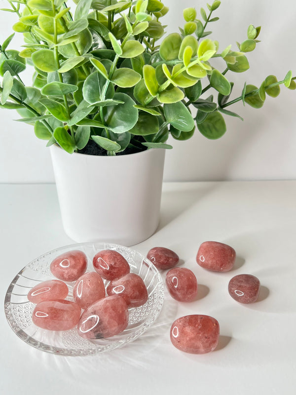 Strawberry Quartz Tumble Stone