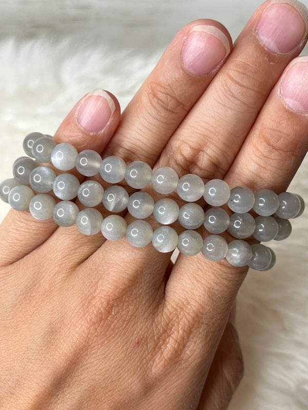 Grey Moonstone Bracelet