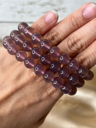 Purple Chalcedony Bracelet